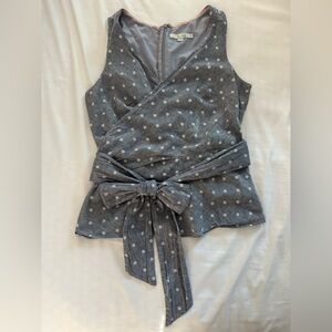 Fun Boden wrap peplum top!